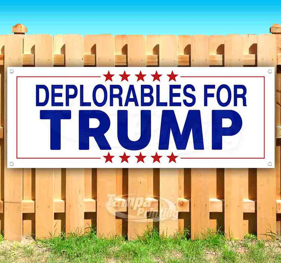 Deplorables For Trump Banner