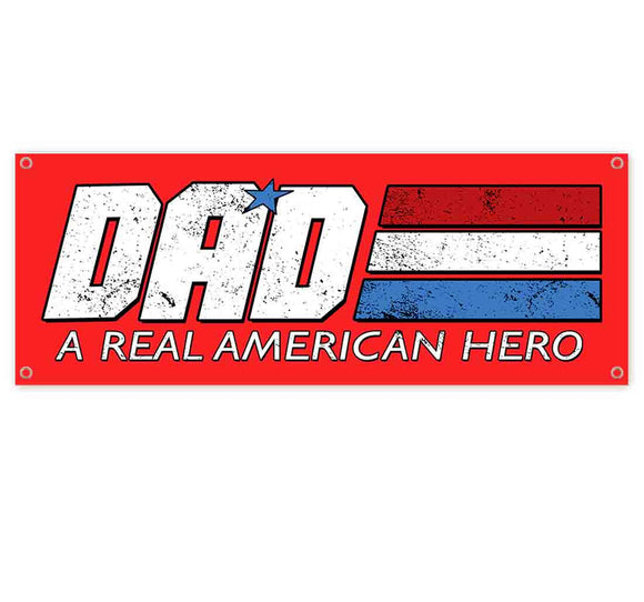 Dad-A-Real American Banner
