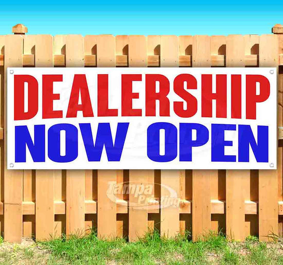 Dealership Now Open Banner