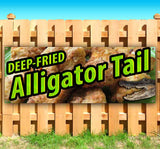 Deep Fried Alligator Tail Banner