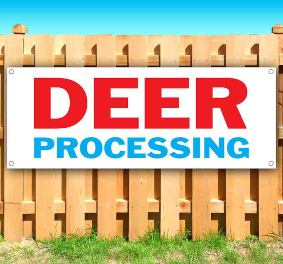 Deer Processing Banner