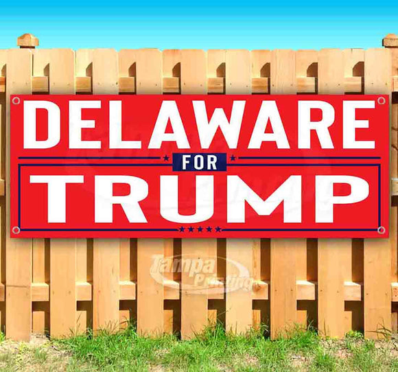 Delaware For Trump Banner