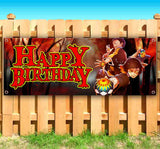 Demon Anime Happy Birthday Banner