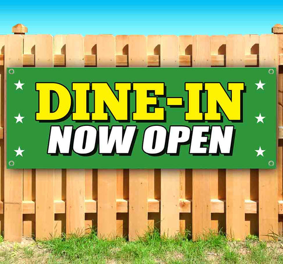 Dine-In Now Open Banner