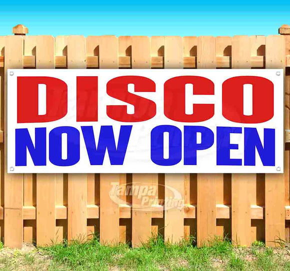Disco Now Open Banner