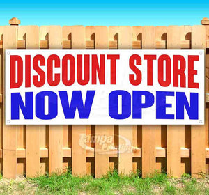Discount Store Now Open Banner