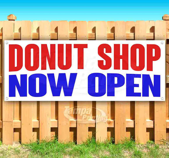 Donut Shop Now Open Banner