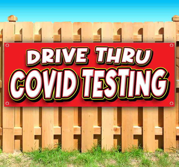 Drive Thru COVID Test Banner