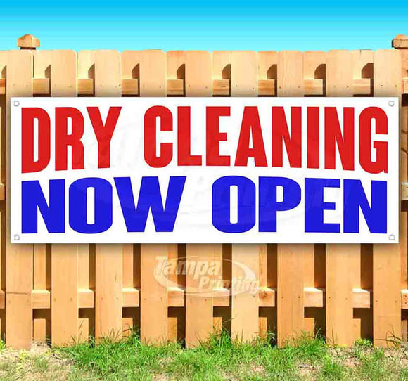 Dry Cleaning Now Open Banner