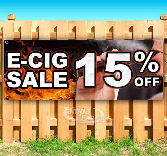 E-Cig Sale 15% Off Banner