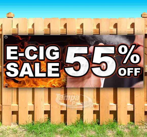 E-Cig Sale 55% Off Banner