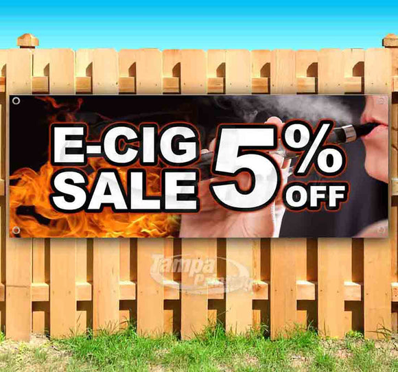 E-Cig Sale 5% Off Banner