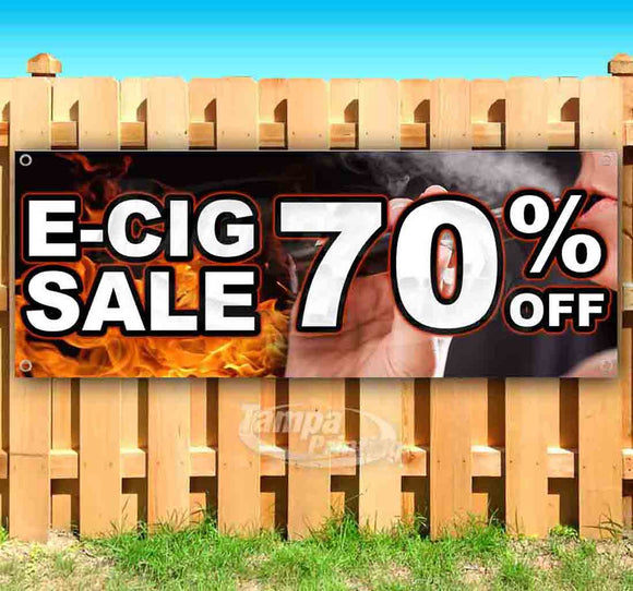 E-Cig Sale 70% Off Banner