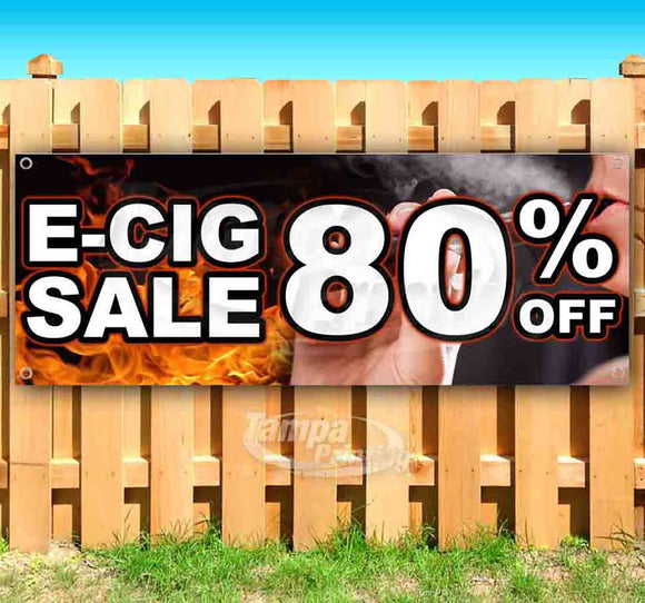 E-Cig Sale 80% Off Banner