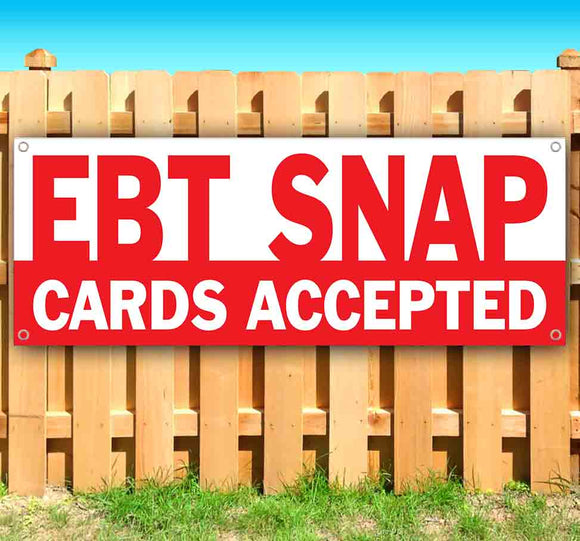 EBT SNAP Cards Accepted Banner