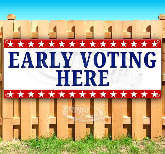 Early Voting Here Banner
