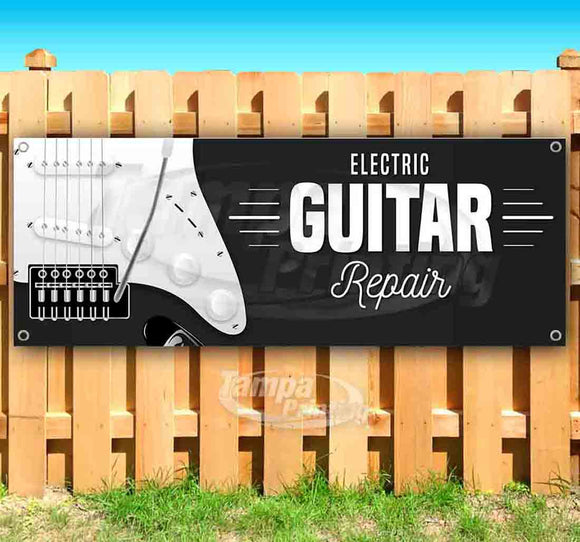 Elec Guitar Repair StratBlk Banner