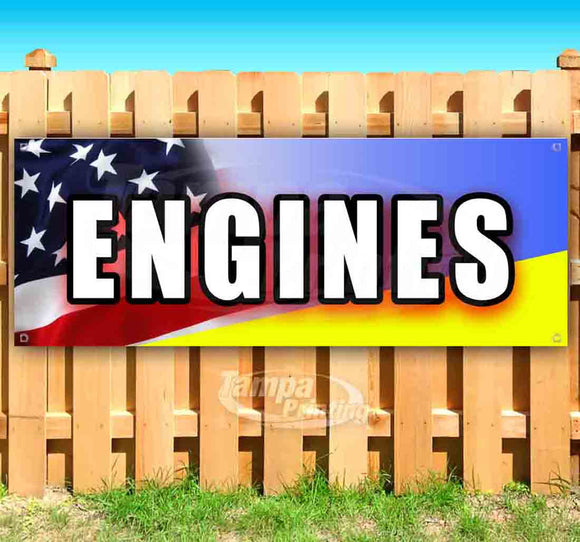 Engine Works Banner Full Color Custom Banners | 24 hr Production. Fast Free Shipping ...