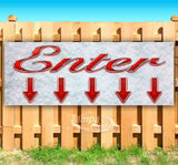 Enter Down Arrow Banner