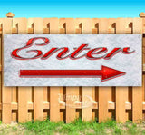 Enter Right Arrow Banner