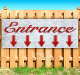 Entrance Down Arrow Banner