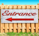 Entrance Left Arrow Banner