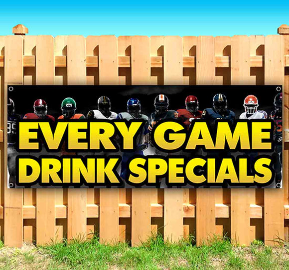 Every Game Drink Specials Banner