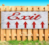 Exit Up Arrow Banner