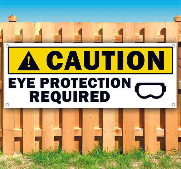 Eye Protection Caution Banner