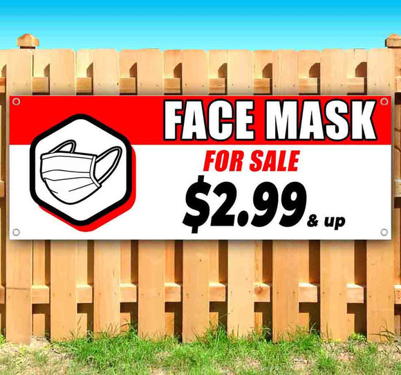 Facemask For Sale Banner