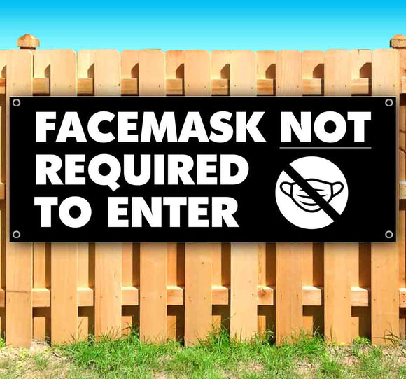 Facemask Not Required  Banner