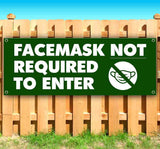Facemask Not Required Banner