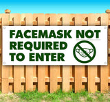 Facemask Not Required Banner