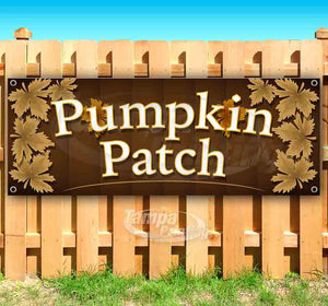 FallLeaf Pumpkin Patch Banner
