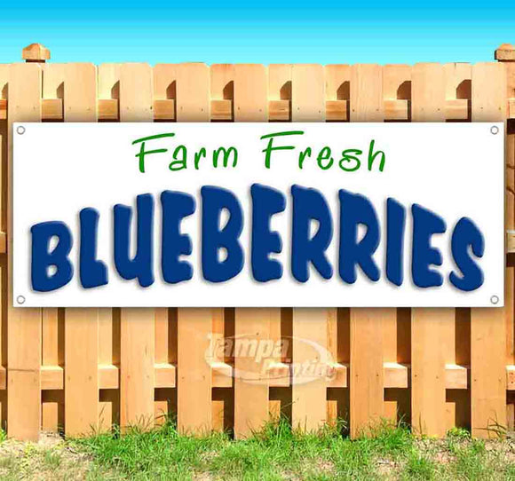 Farm Fresh Blueberries Banner