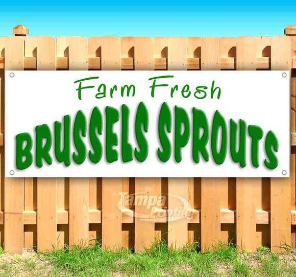 Farm Fresh Brussels Sprouts Banner