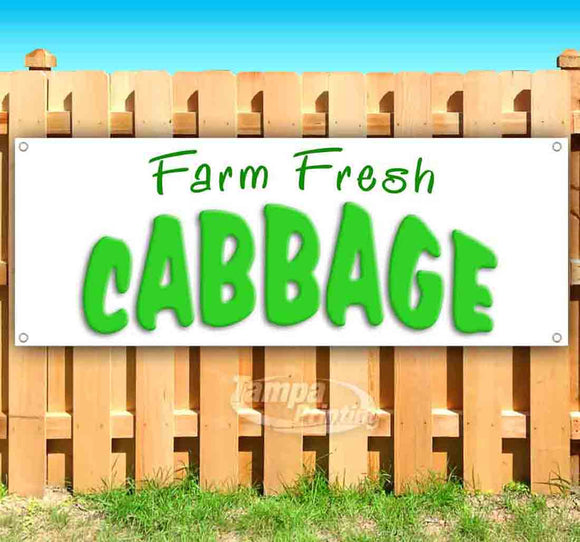 Farm Fresh Cabbage Banner