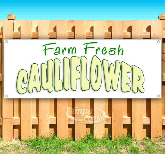 Farm Fresh Cauliflower Banner