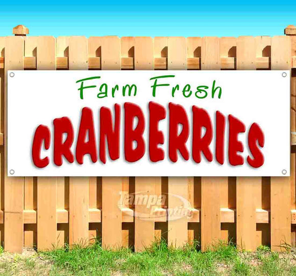 Farm Fresh Cranberries Banner