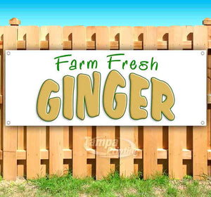 Farm Fresh Ginger Banner