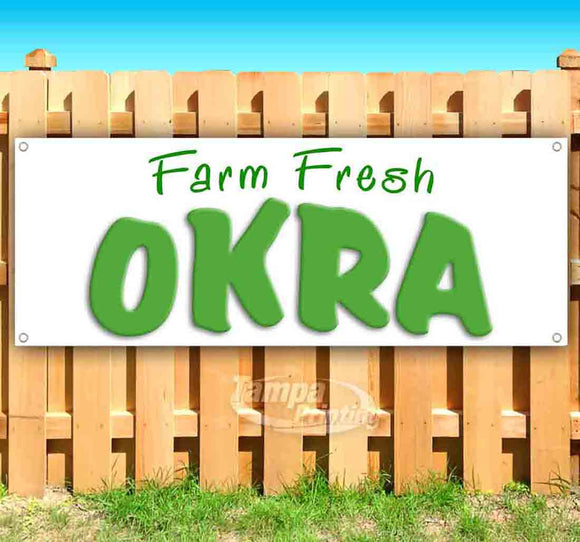Farm Fresh Okra Banner