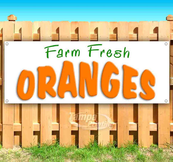Farm Fresh Oranges Banner