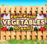 Farm Fresh Organic Vegetables Banner