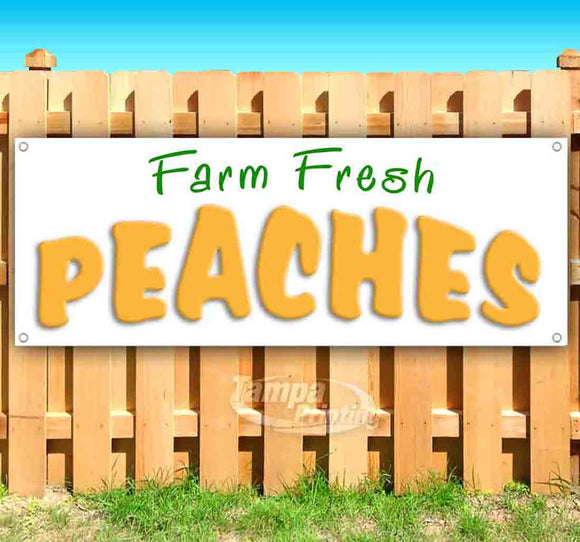Farm Fresh Peaches Banner