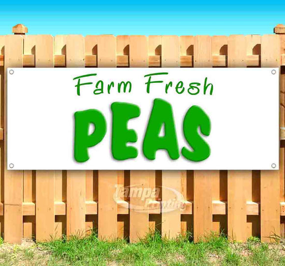 Farm Fresh Peas Banner