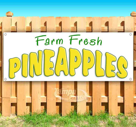 Farm Fresh Pineapples Banner