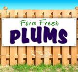Farm Fresh Plums Banner