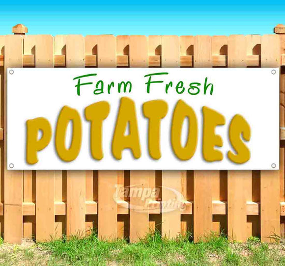 Farm Fresh Potatoes Banner