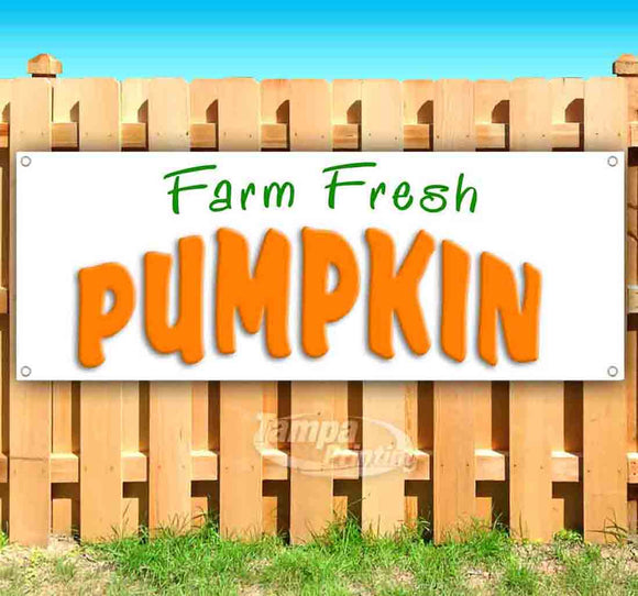 Farm Fresh Pumpkin Banner