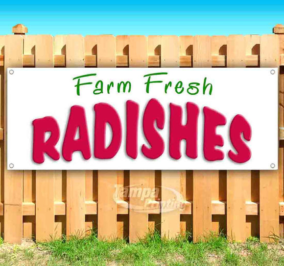 Farm Fresh Radishes Banner